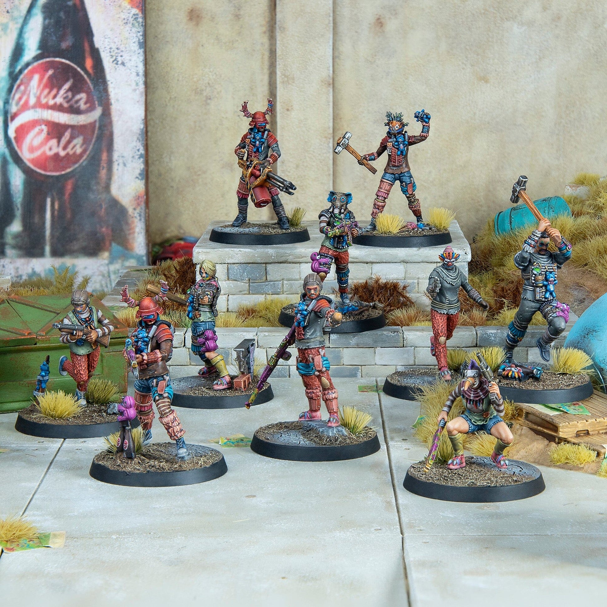 Fallout: Miniatures - Raiders: The Pack Fallout: Miniatures Modiphius Entertainment 