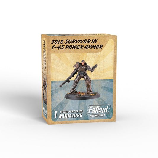 Fallout: Miniatures - Sole Survivor in T-45 Power Armor Fallout: Miniatures Modiphius Entertainment 