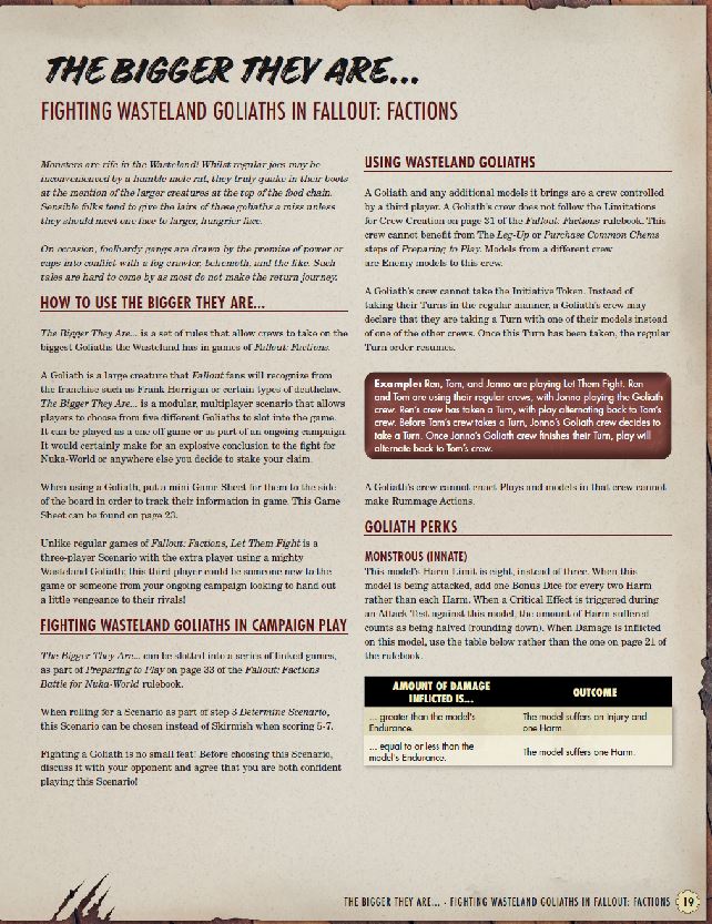 Fallout: Miniatures - Spooktober Rules Packet (FREE PDF) Fallout: Miniatures Modiphius Entertainment 