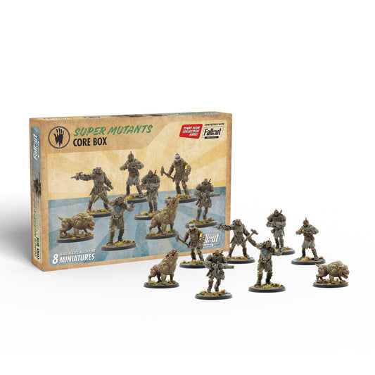 Fallout: Miniatures - Super Mutants Core Set (Plastic) Fallout: Miniatures Modiphius Entertainment 