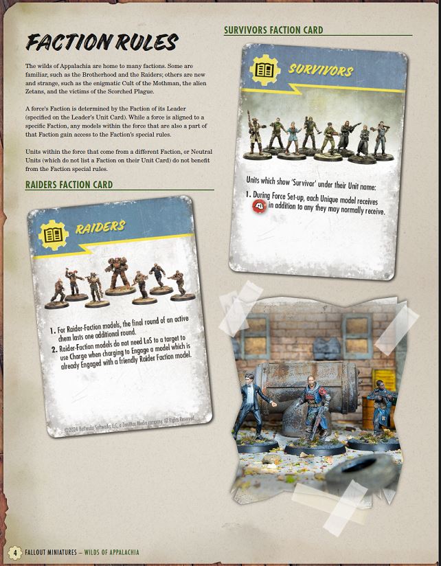 Fallout: Miniatures - The Crater and The Foundation Rules Packet (FREE PDF) Fallout: Miniatures Modiphius Entertainment 