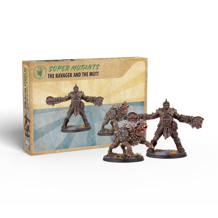 Fallout: Miniatures - The Ravager & The Mutt