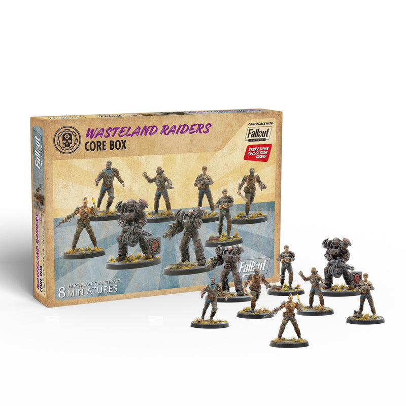 Fallout: Miniatures - Wasteland Raiders Core Box (Plastic) Fallout: Miniatures Modiphius Entertainment 