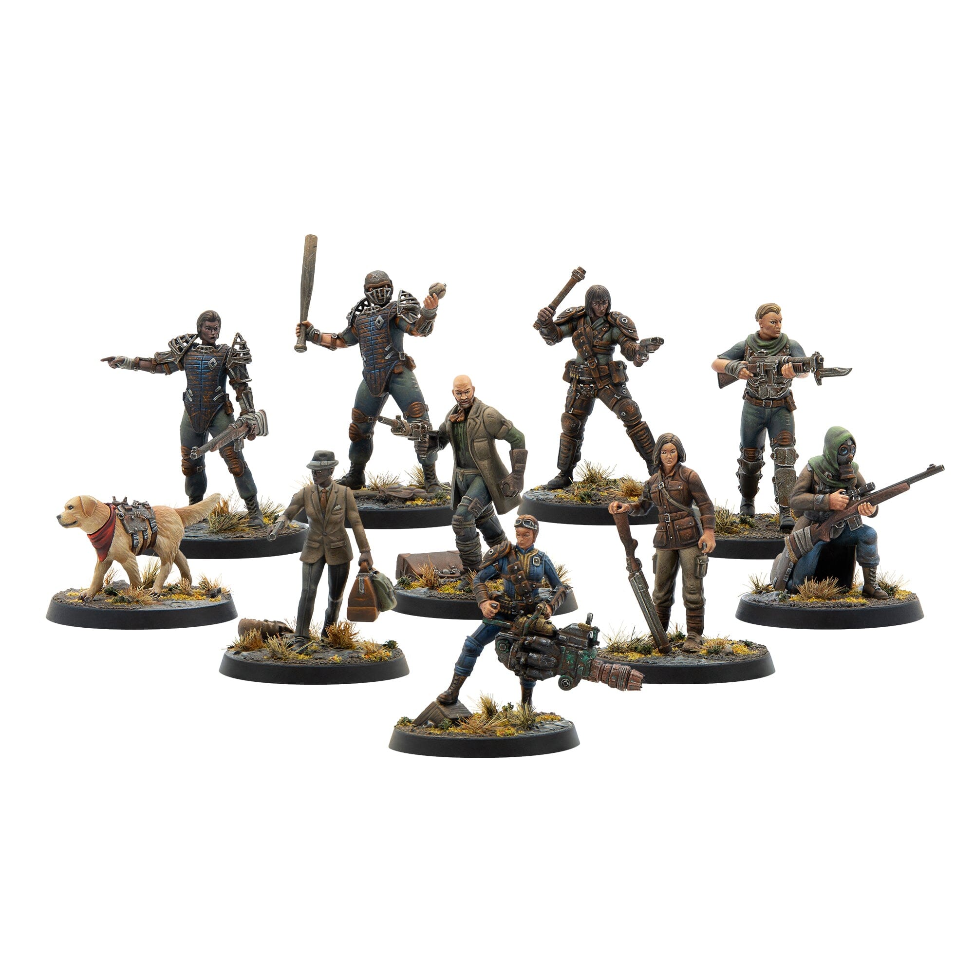 Fallout: Miniatures - Wasteland Survivors Core Set (Plastic) Fallout: Miniatures Modiphius Entertainment 