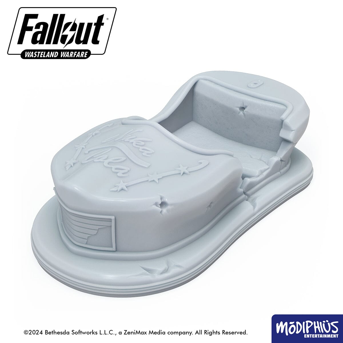 Fallout: Terrain - Print at Home - Cola-Cars Arena Fallout: Wasteland Warfare Modiphius Entertainment 