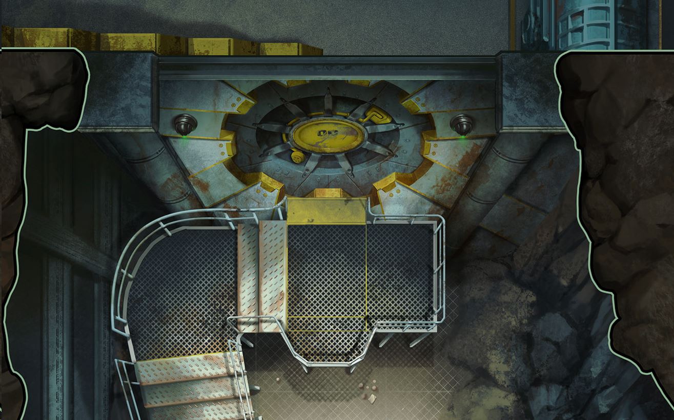 Fallout: The Roleplaying Game - Map Pack 1: Vault Fallout RPG Modiphius Entertainment 