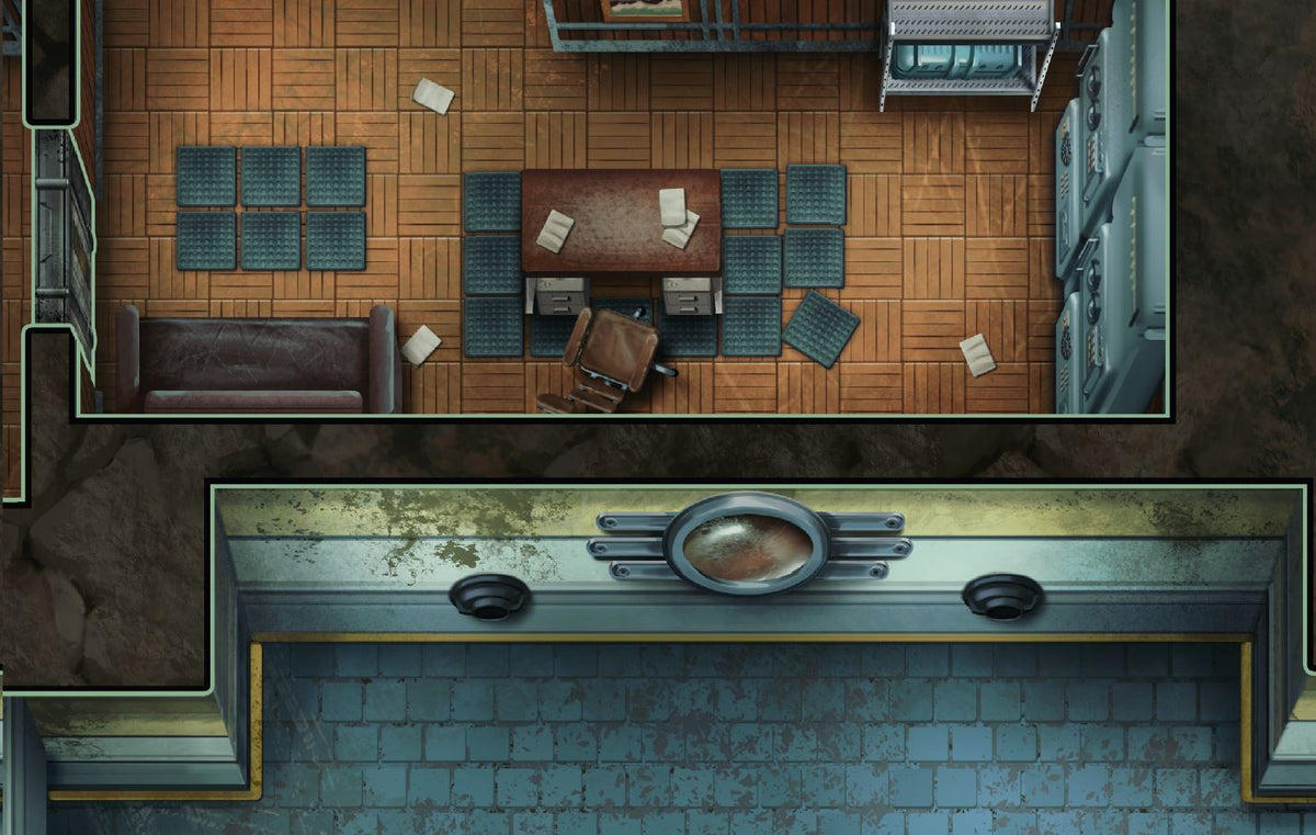 Fallout Rpg Fallout: The Roleplaying Game - Map Pack 1: Vault – Modiphius Entertainment