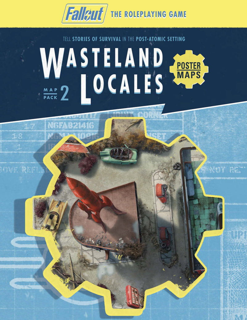 Fallout: The Roleplaying Game - Map Pack 2: Wasteland Locales (PDF) Fallout RPG Modiphius Entertainment 