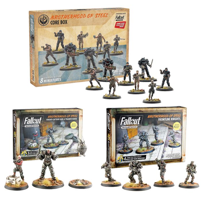 Fallout: Wasteland Warfare - Brotherhood of Steel Starter Bundle Fallout: Wasteland Warfare Modiphius Entertainment 
