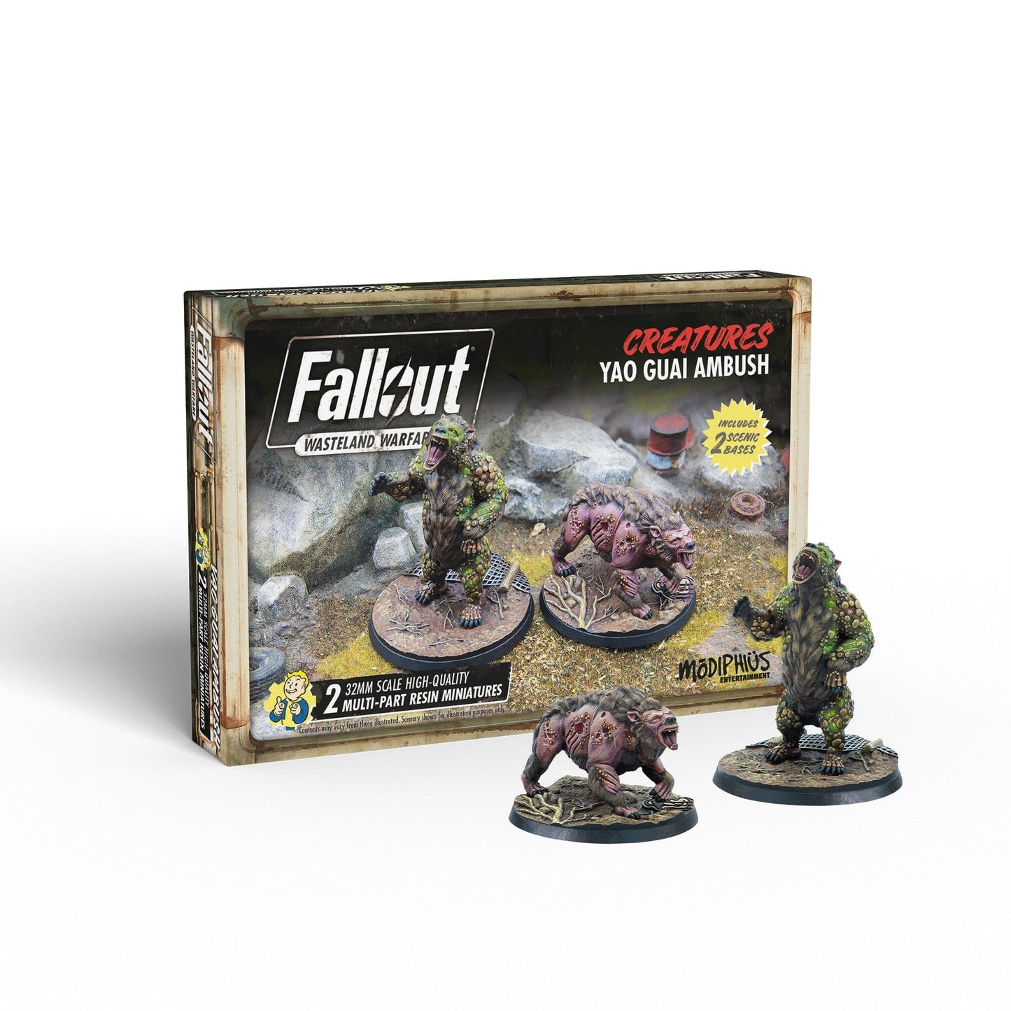 Fallout: Wasteland Warfare - Into the Wasteland Creature Bundle Fallout: Wasteland Warfare Modiphius Entertainment 