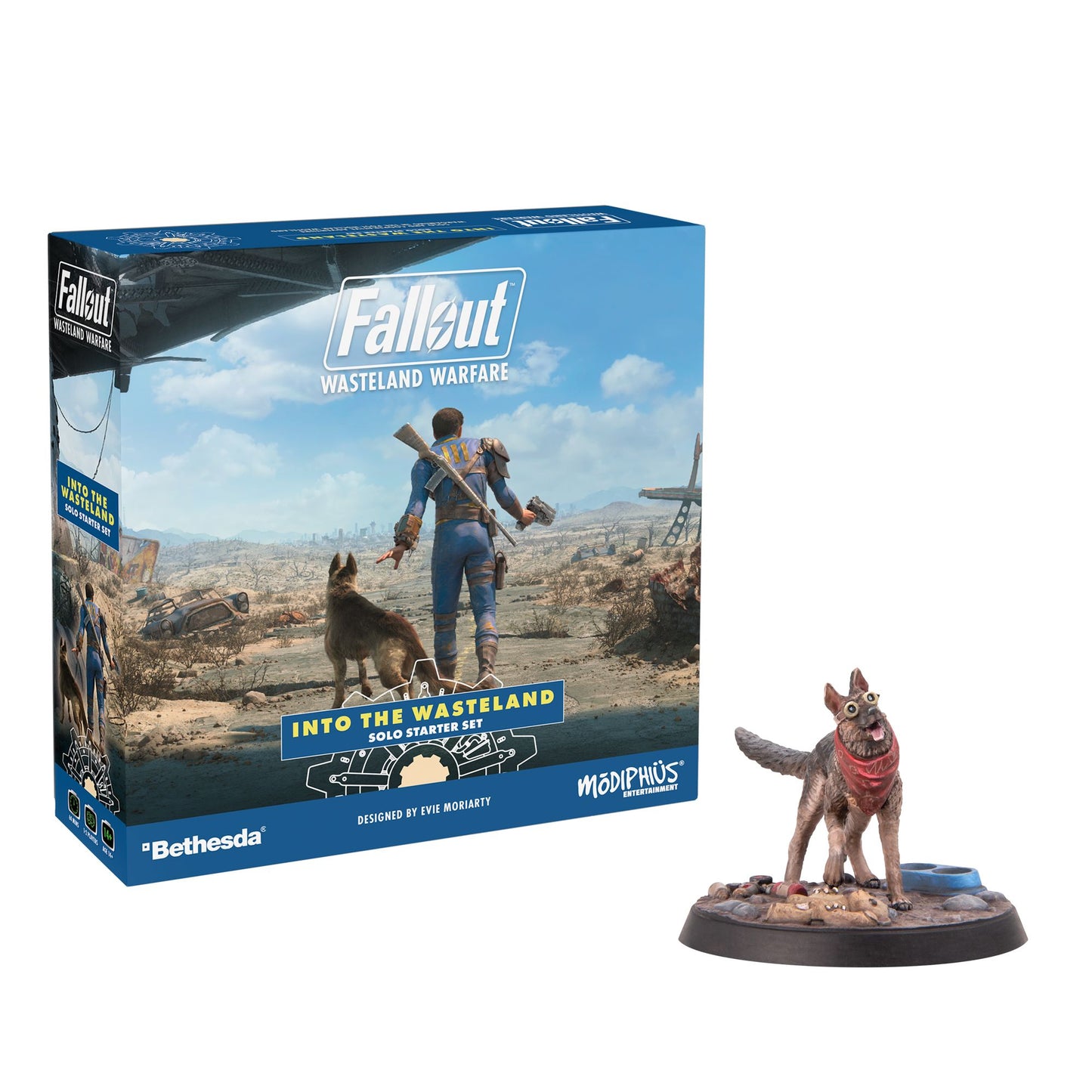 Fallout: Wasteland Warfare - Into the Wasteland Starter Set & Dogmeat with Goggles Fallout: Wasteland Warfare Modiphius Entertainment 