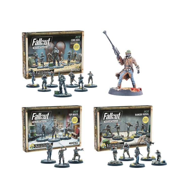 Fallout: Wasteland Warfare - New Vegas NCR Forces Bundle Fallout: Wasteland Warfare Modiphius Entertainment 