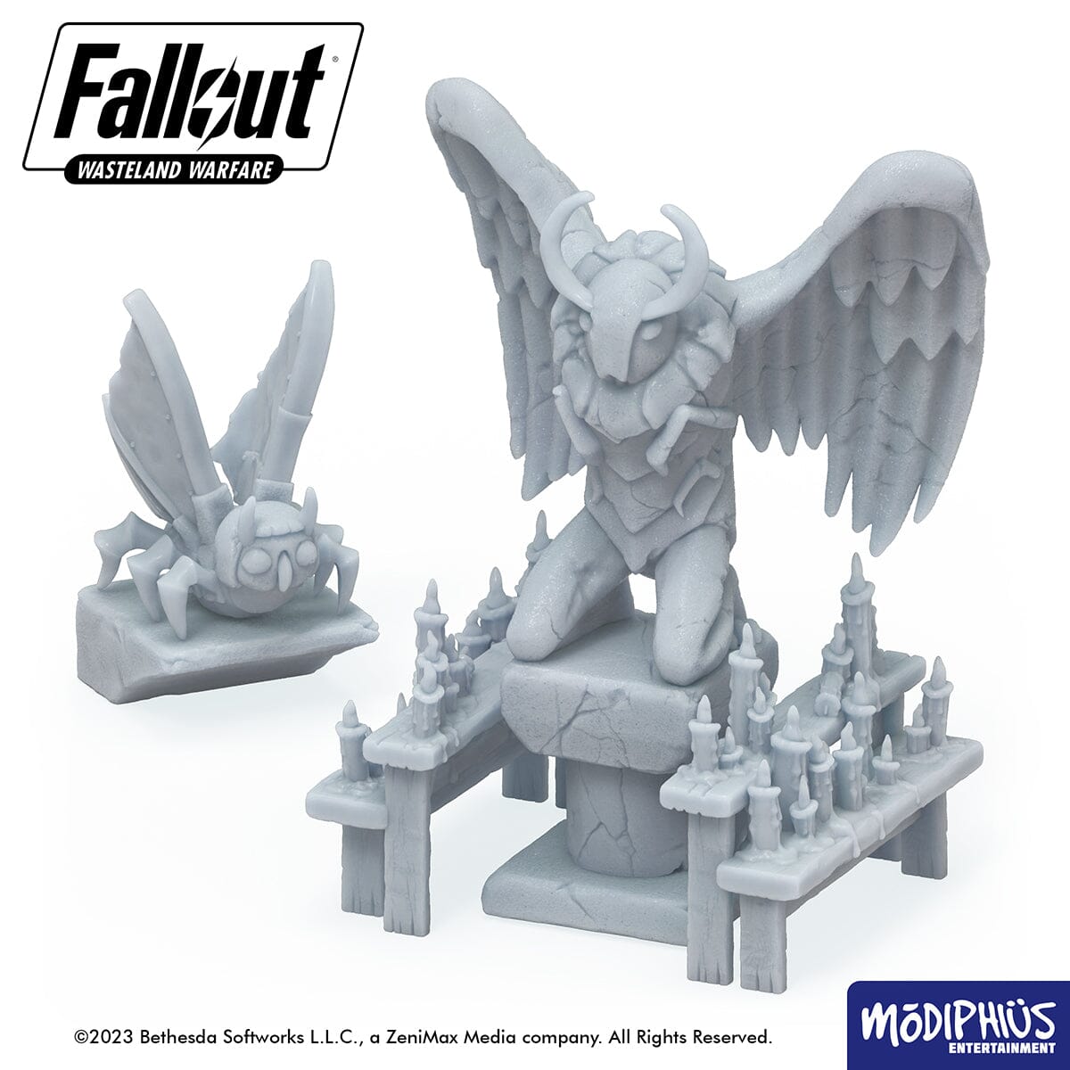 Fallout: Wasteland Warfare - Print at Home - Cult of the Mothman Altar Fallout: Wasteland Warfare Modiphius Entertainment 