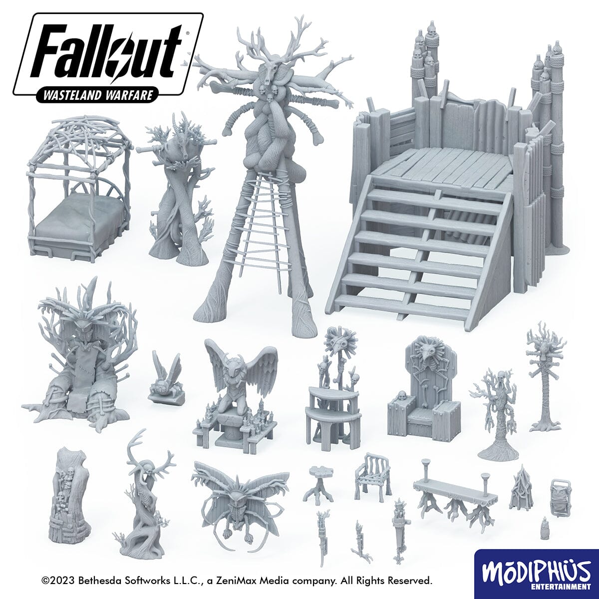 Fallout: Wasteland Warfare - Print at Home - Cult of the Mothman Altar Fallout: Wasteland Warfare Modiphius Entertainment 