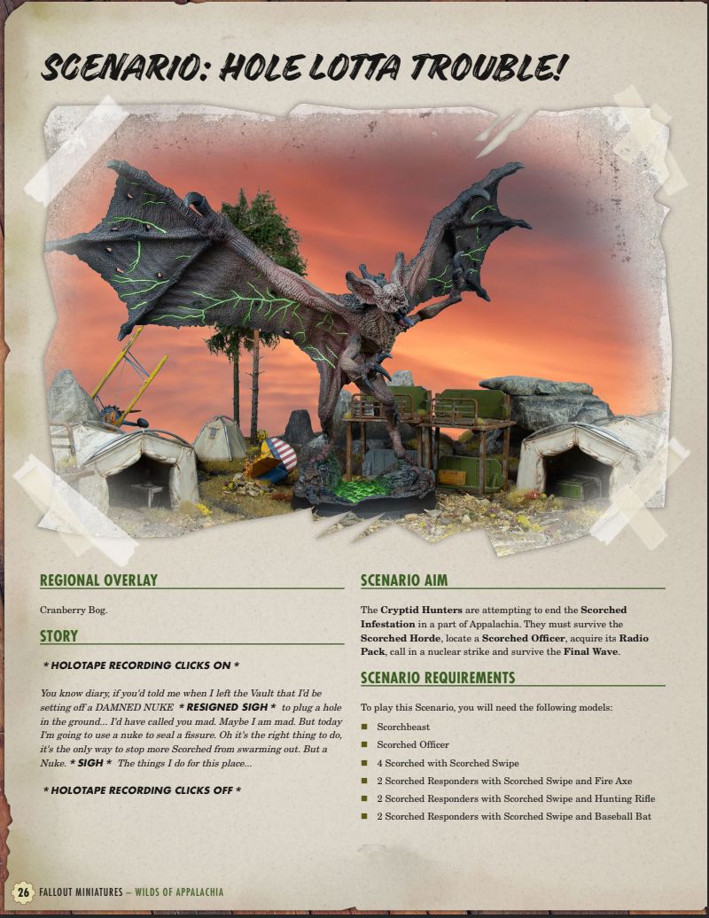 Fallout: Wasteland Warfare - The Scorched Plague Rules Packet (FREE PDF) Fallout: Miniatures Modiphius Entertainment 