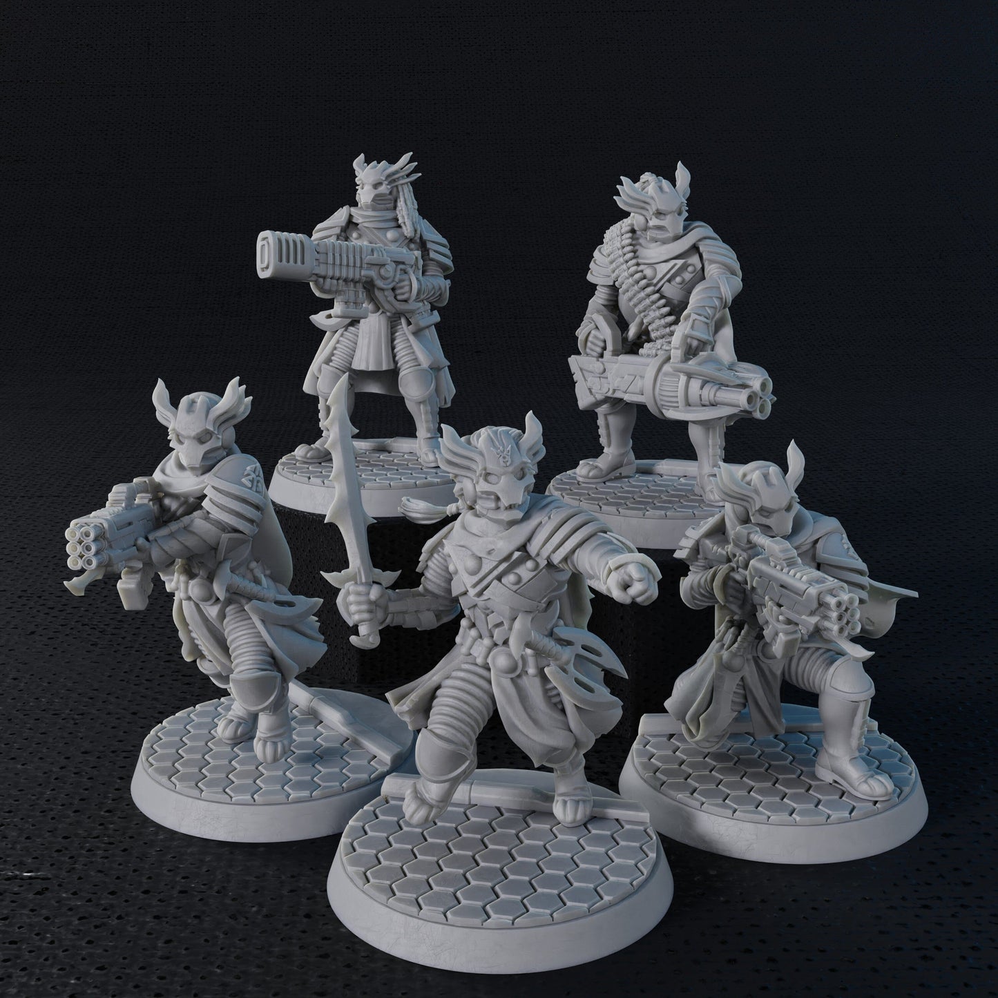 Five Parsecs From Home: Titan Forge - K'Erin Raiding Party Five Parsecs From Home Titan Forge 