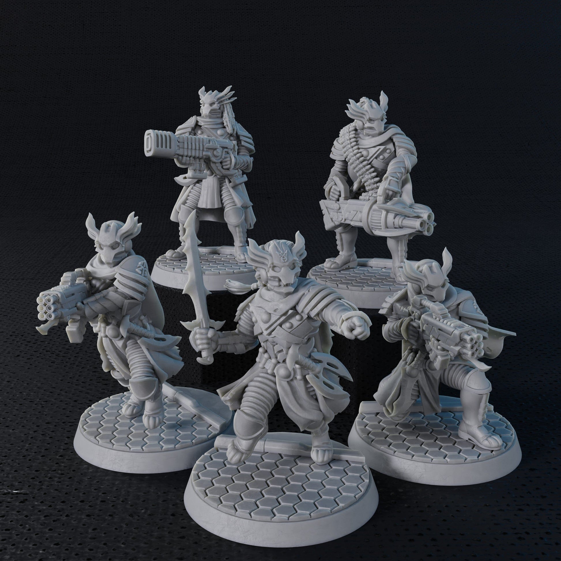 Five Parsecs From Home: Titan Forge - K'Erin Raiding Party Five Parsecs From Home Titan Forge 