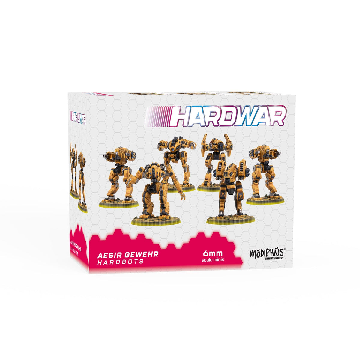 Hardwar - Aesir Gewehr Hardbots Miniatures Set Hardwar Modiphius Entertainment 