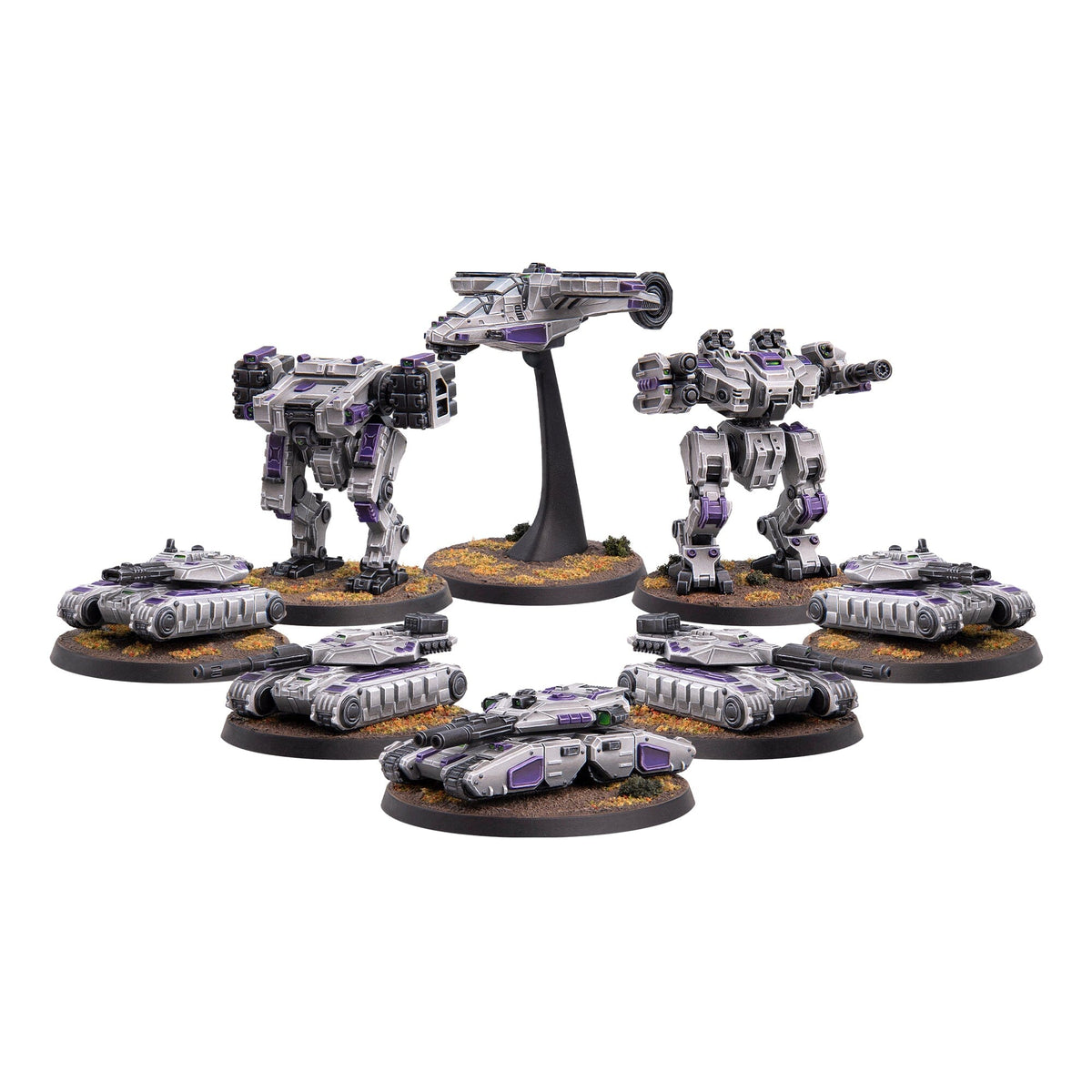 Hardwar - Exor Bidding Team Miniatures Set Hardwar Modiphius Entertainment 