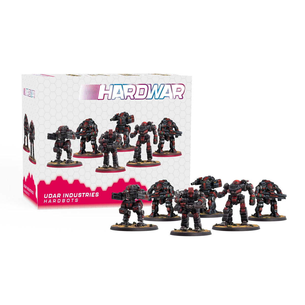 Hardwar - Udar Industries Hardbots Miniatures Set Hardwar Modiphius Entertainment 