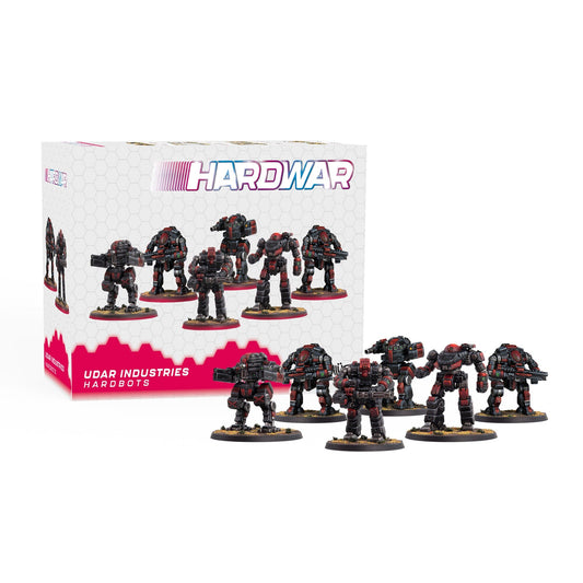 Hardwar - Udar Industries Hardbots Miniatures Set Hardwar Modiphius Entertainment 