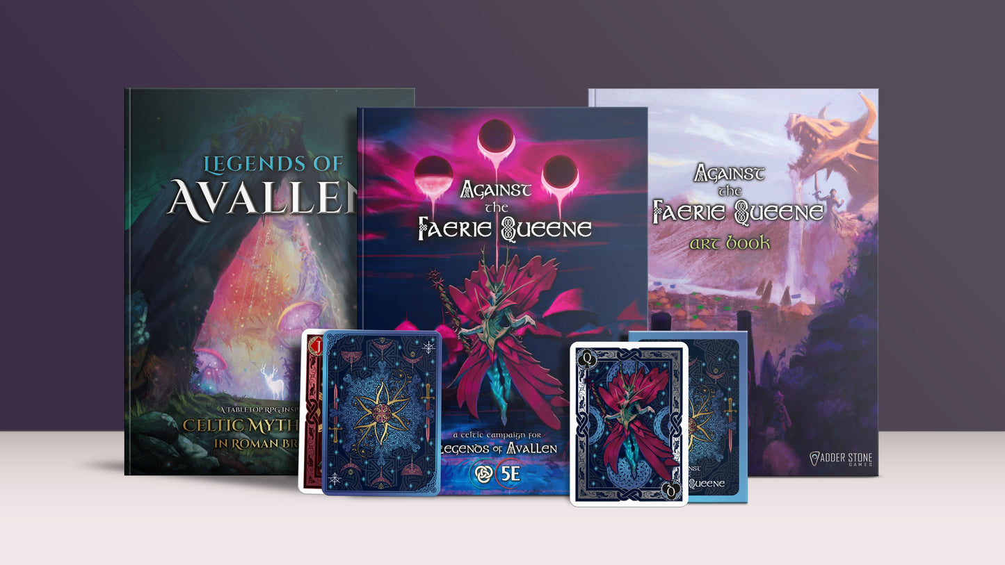 Legends of Avallen - Against the Faerie Queene Bundle Legends of Avallen Adder Stone Games 