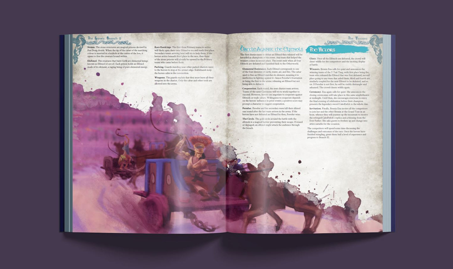 Legends of Avallen - Against the Faerie Queene Campaign Book Legends of Avallen Adder Stone Games 