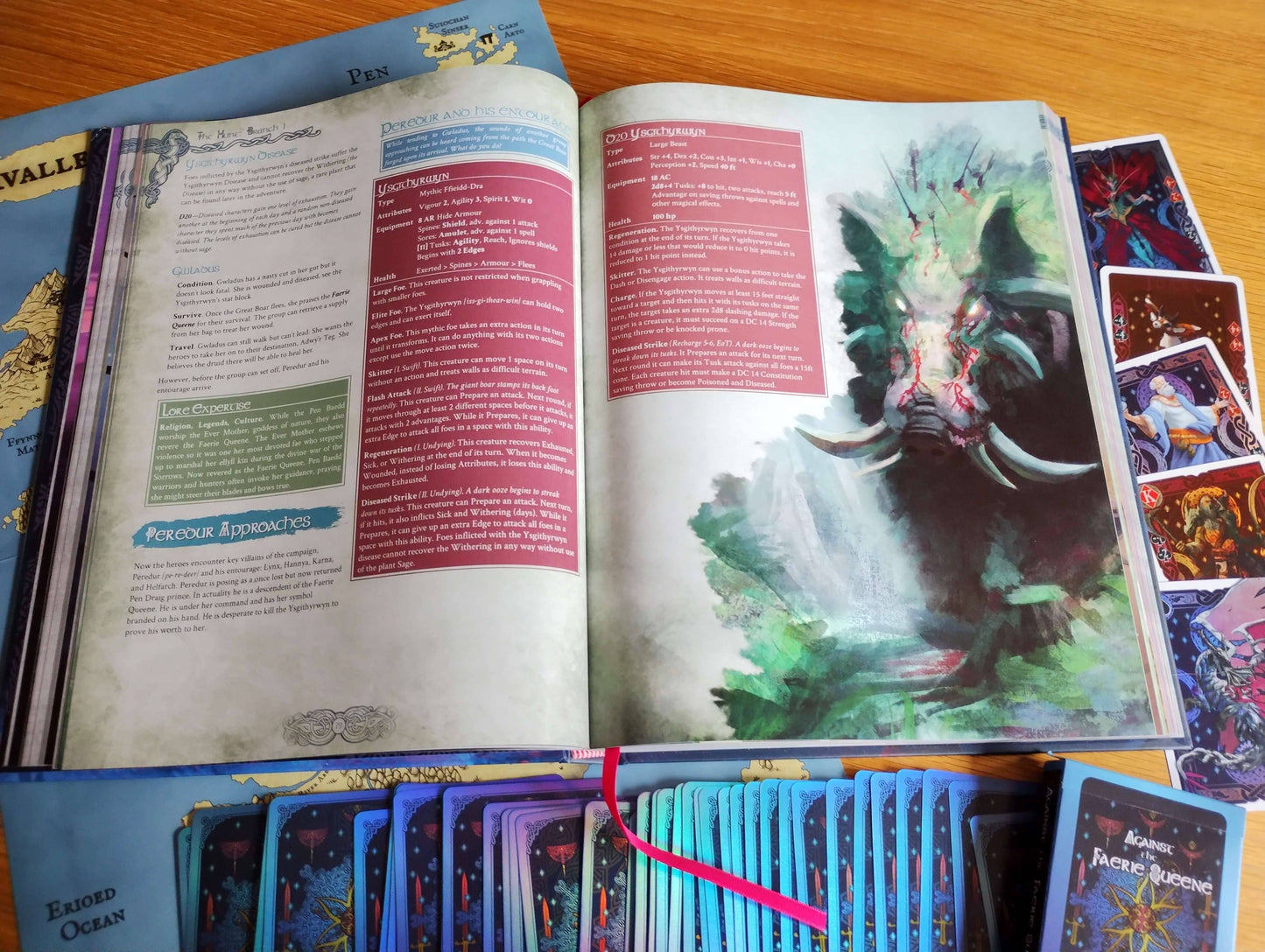 Legends of Avallen - Against the Faerie Queene Campaign Book Legends of Avallen Adder Stone Games 