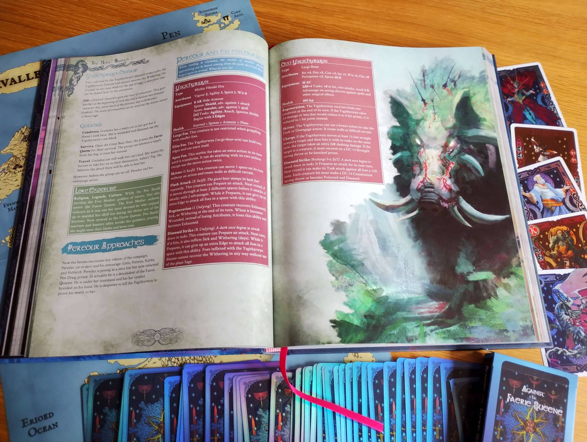 Legends of Avallen - Against the Faerie Queene Campaign Book Legends of Avallen Adder Stone Games 