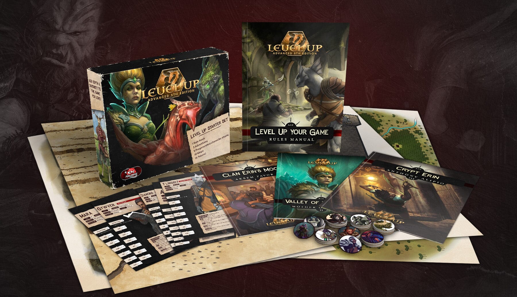 Level Up: Advanced 5th Edition - Starter Box – Modiphius Entertainment