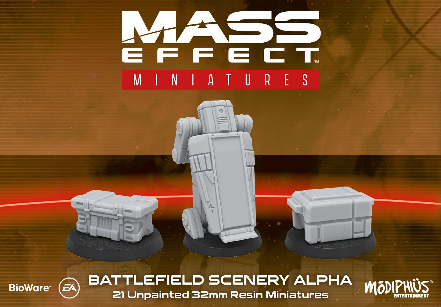 Mass Effect Miniatures - Battlefield Scenery Alpha Mass Effect: The Board Game Modiphius Entertainment 