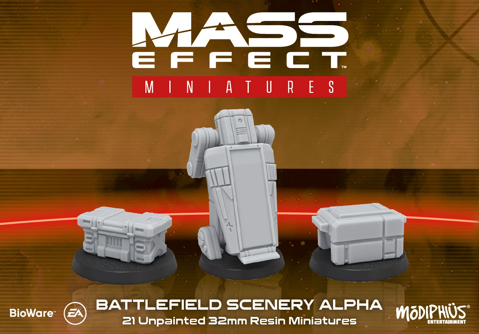 Mass Effect Miniatures - Battlefield Scenery Alpha Mass Effect: The Board Game Modiphius Entertainment 
