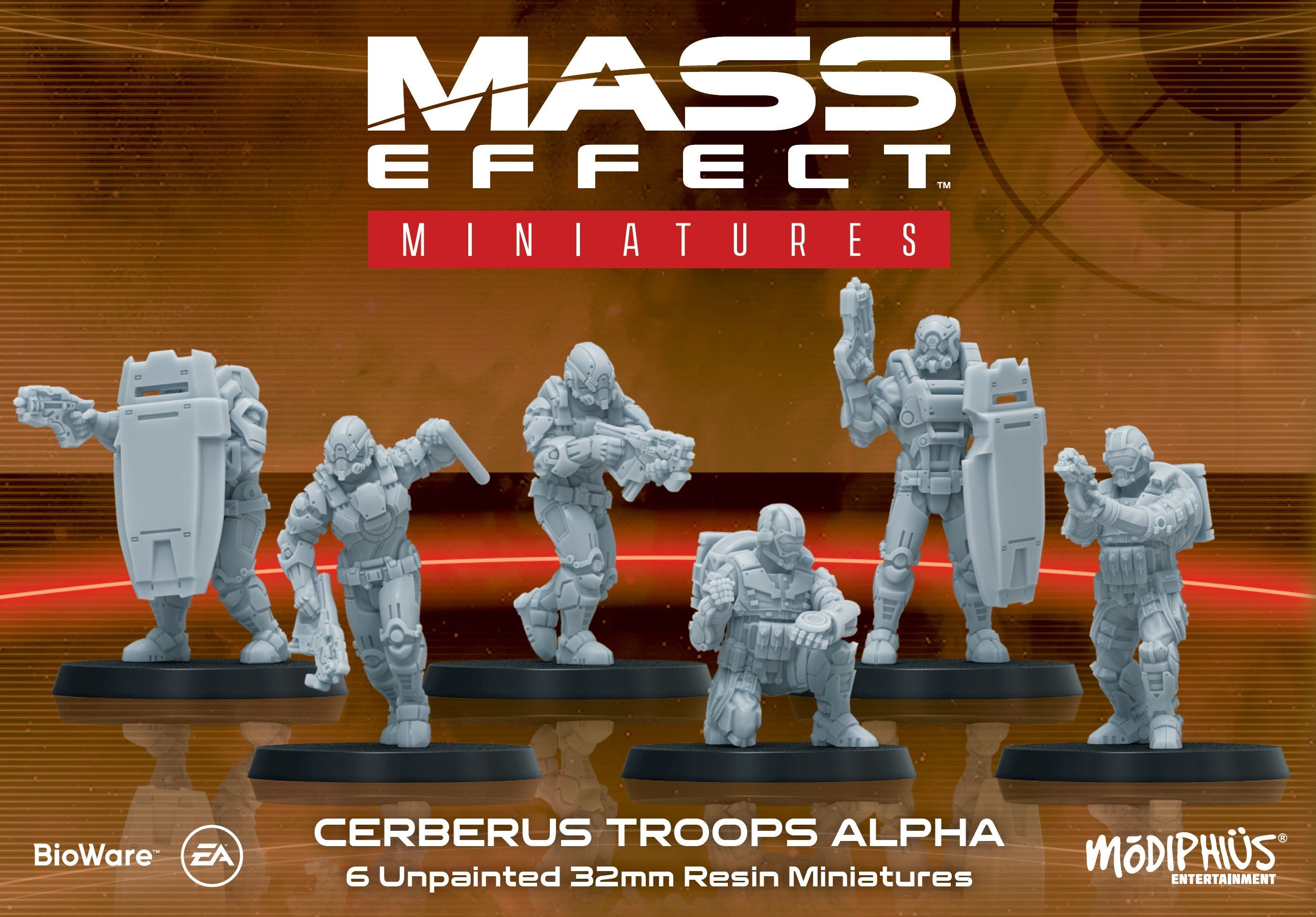 Mass Effect Miniatures - Cerberus Troops Alpha Mass Effect: The Board Game Modiphius Entertainment 