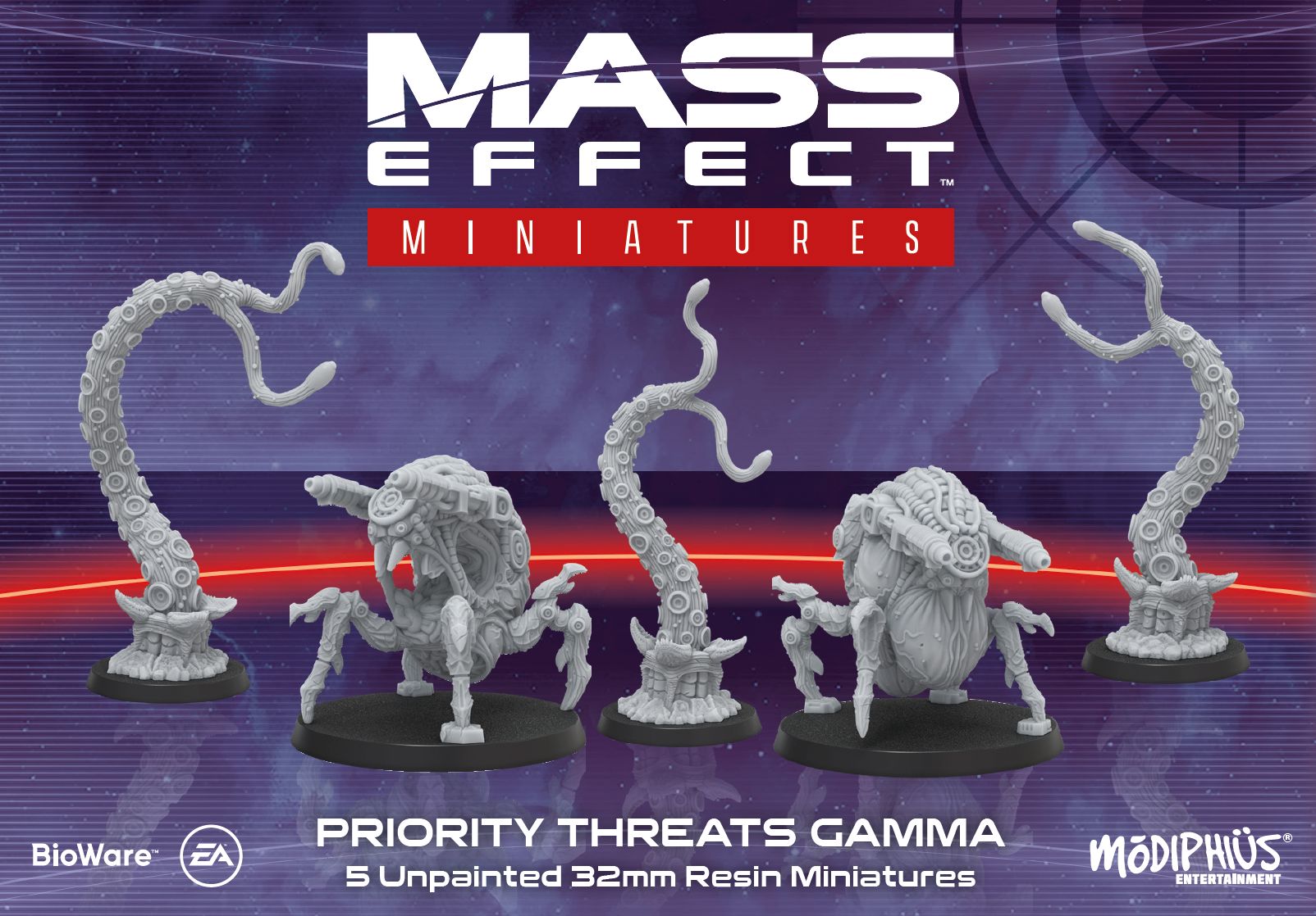Mass Effect Miniatures - Priority Threats Gamma Mass Effect: The Board Game Modiphius Entertainment 