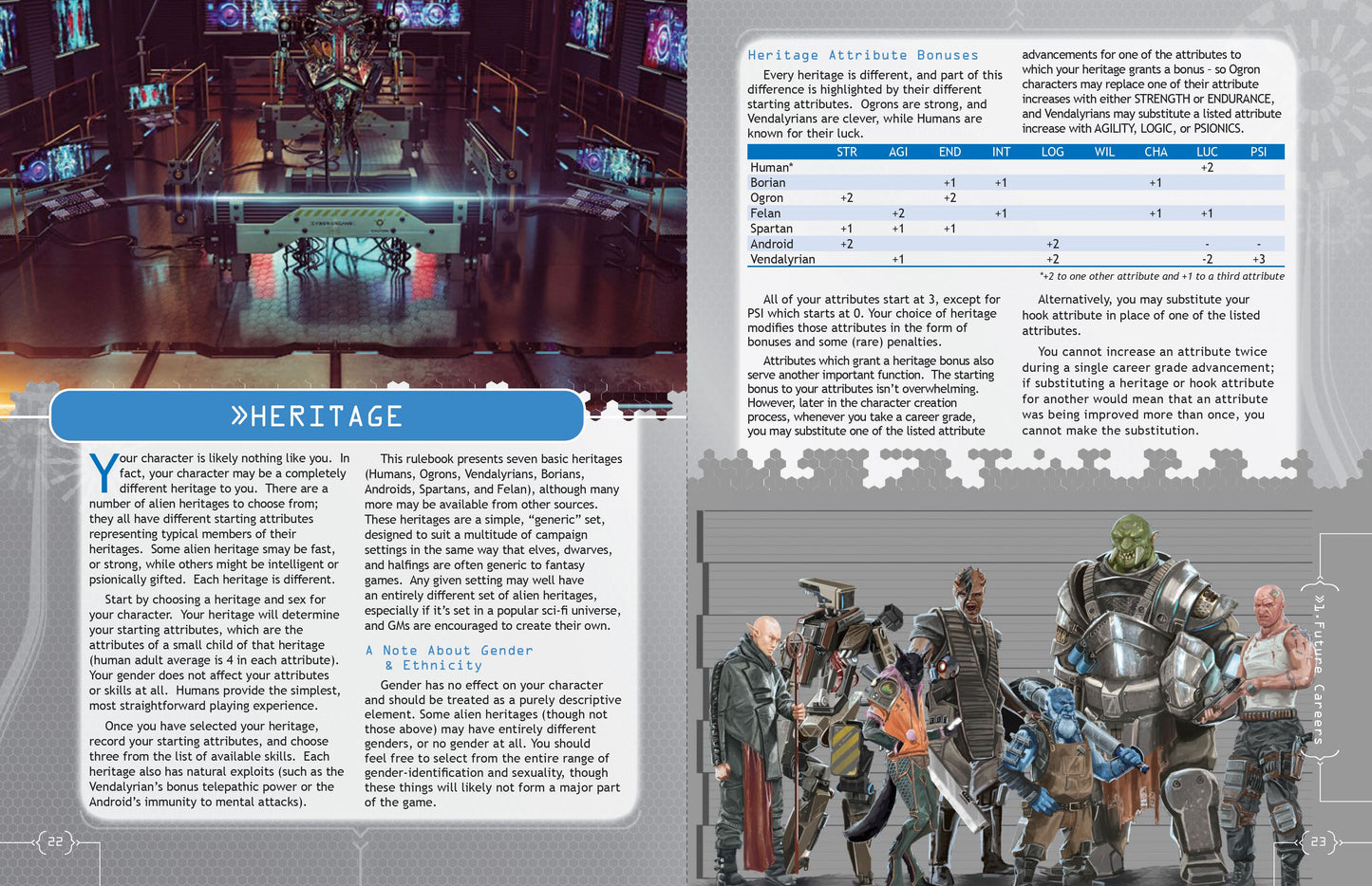 N.E.W. The Science Fiction Roleplaying Game WOIN EN Publishing 