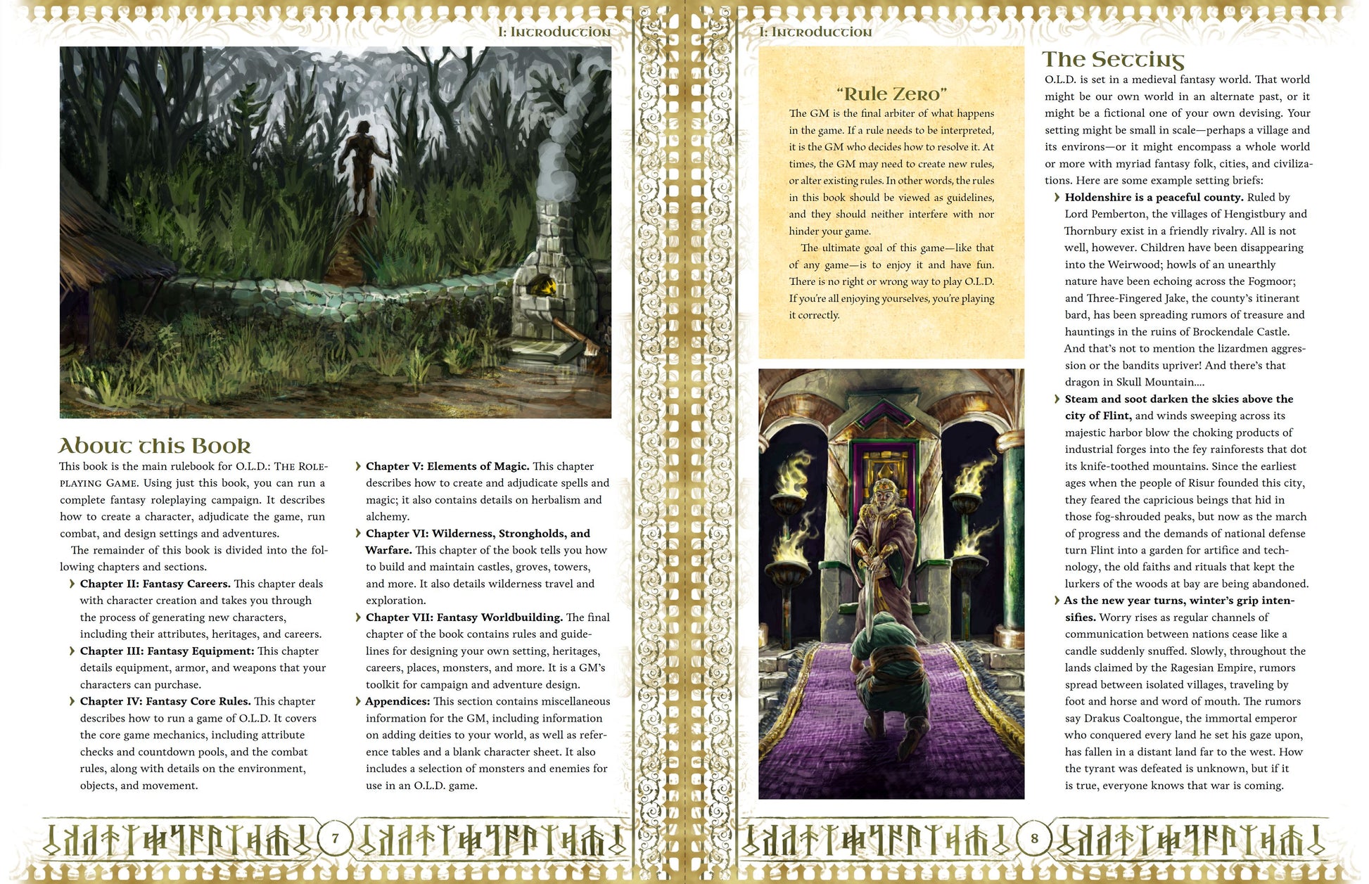 O.L.D. The Fantasy Heroic Roleplaying Game WOIN EN Publishing 