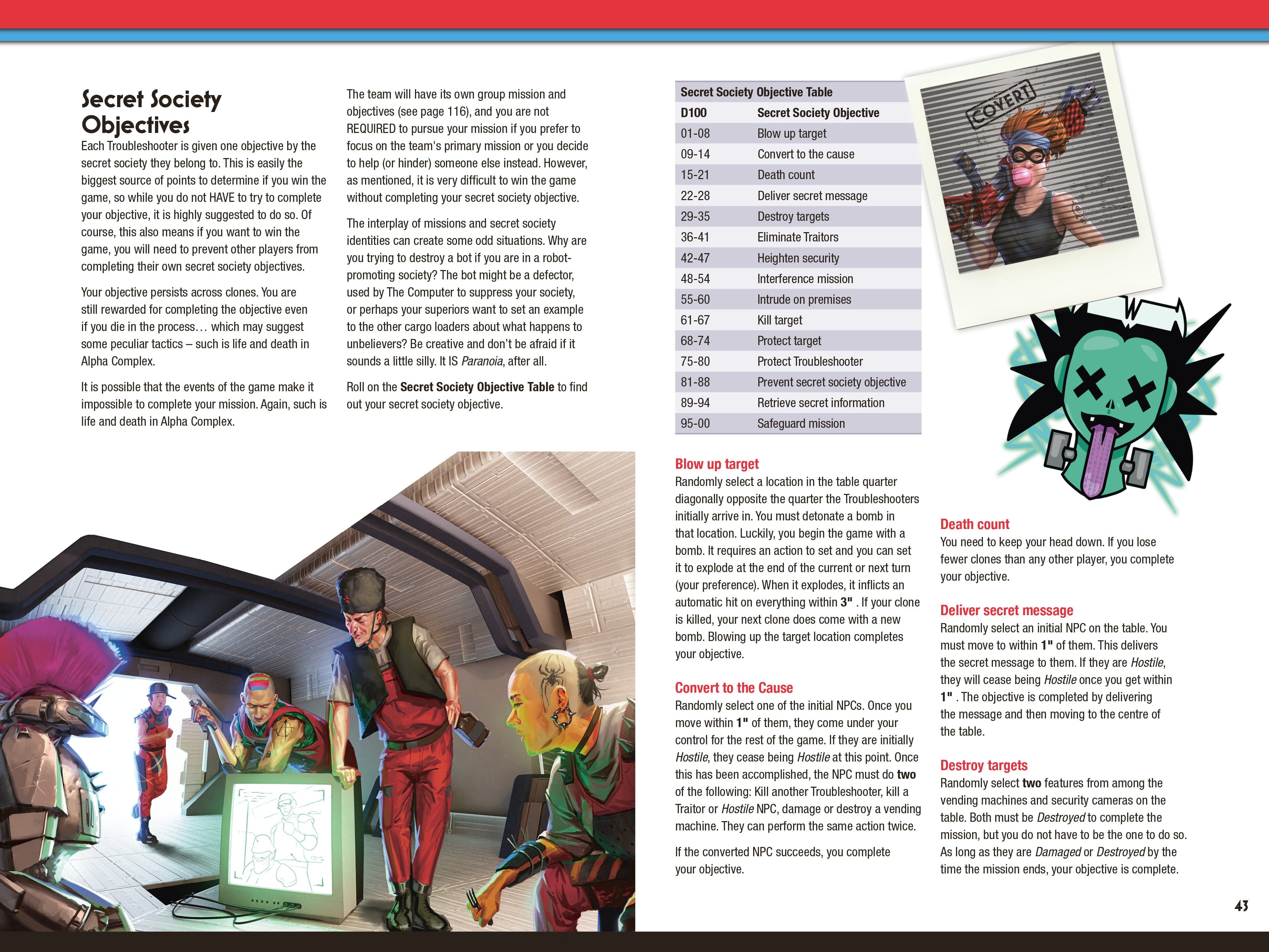 Paranoia: Five Clones from Alpha Complex Paranoia: Five Clones from Alpha Complex Modiphius Entertainment 