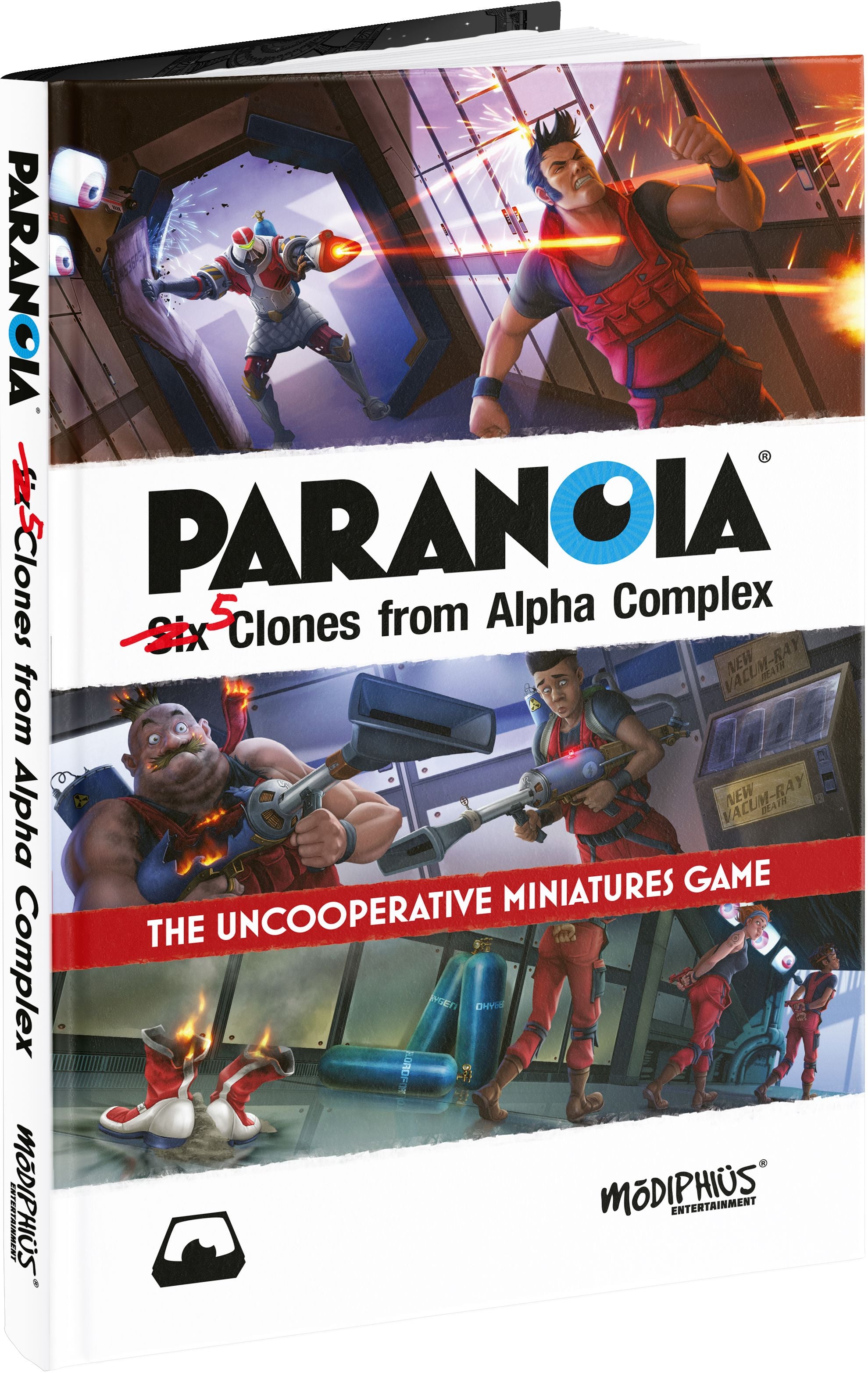 Paranoia: Five Clones from Alpha Complex – Modiphius Entertainment