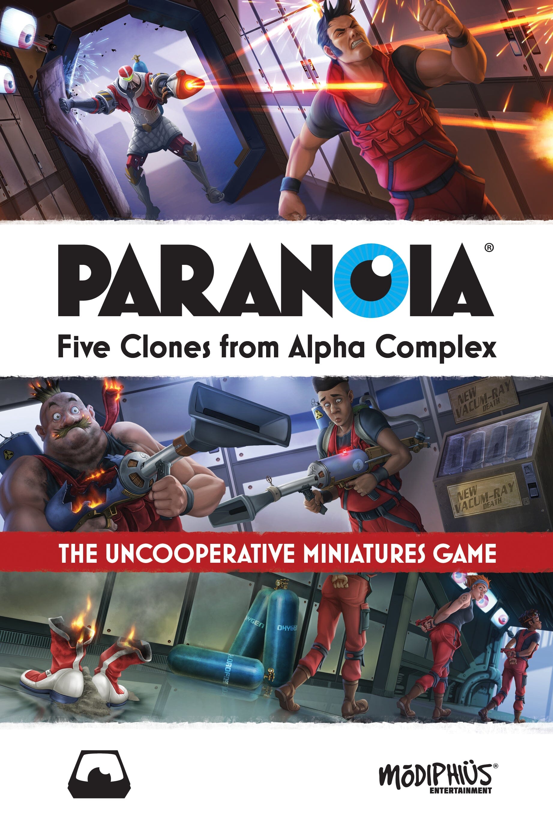 Paranoia: Five Clones from Alpha Complex – Modiphius Entertainment