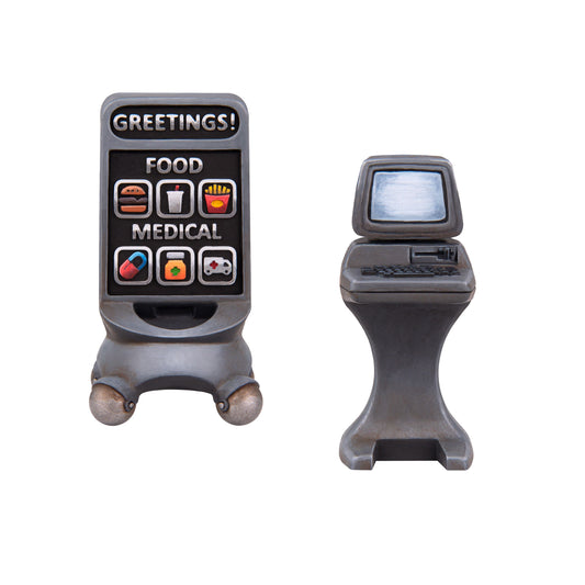 Paranoia Miniatures: Consoles and Vending Machine Paranoia: Five Clones from Alpha Complex Modiphius Entertainment 