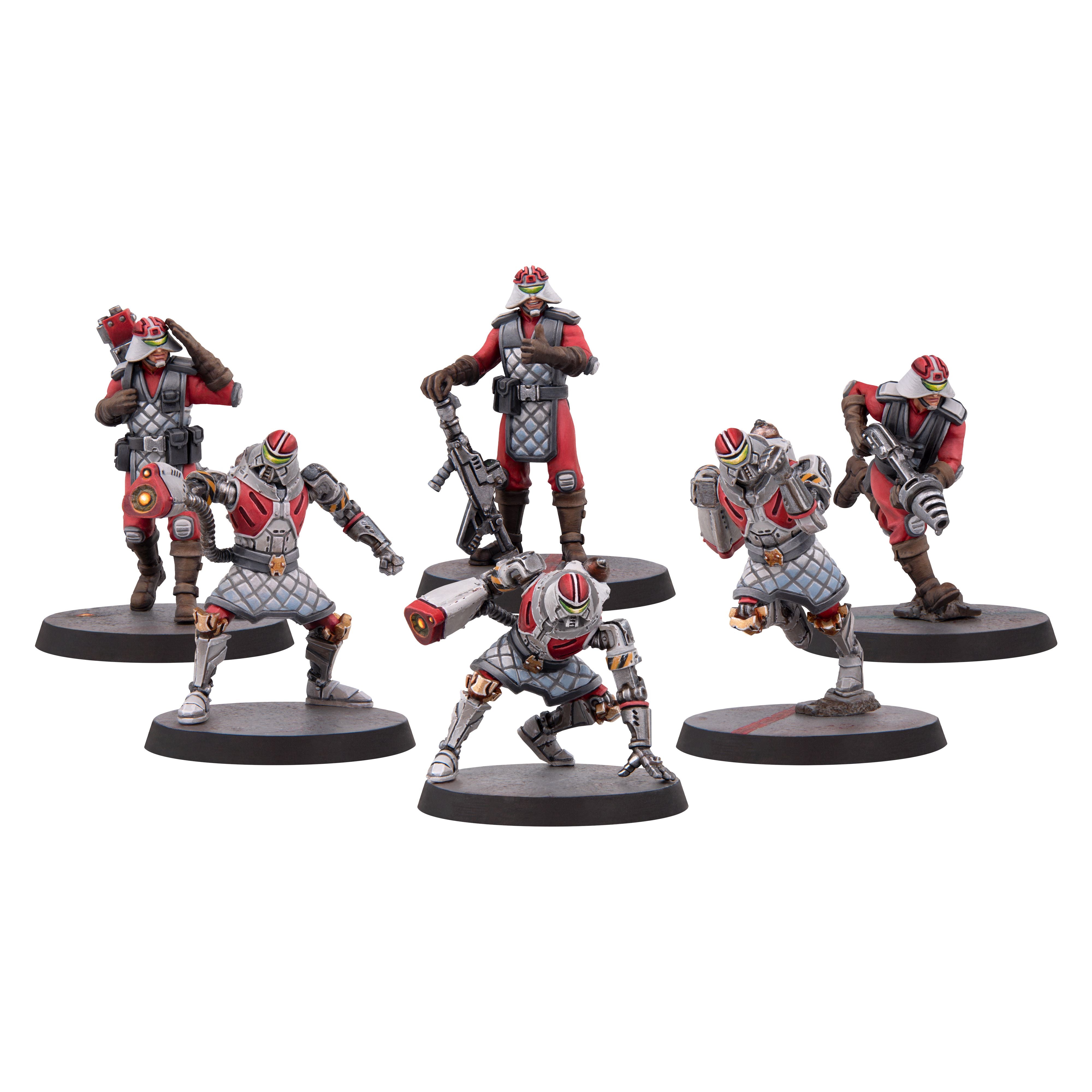 Paranoia Miniatures: Vulture Squad Paranoia: Five Clones from Alpha Complex Modiphius Entertainment 