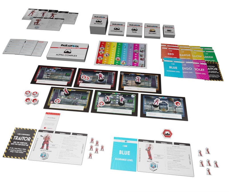 Paranoia: The Uncooperative Board Game - Base Game Paranoia: The Uncooperative Board Game Modiphius Entertainment 