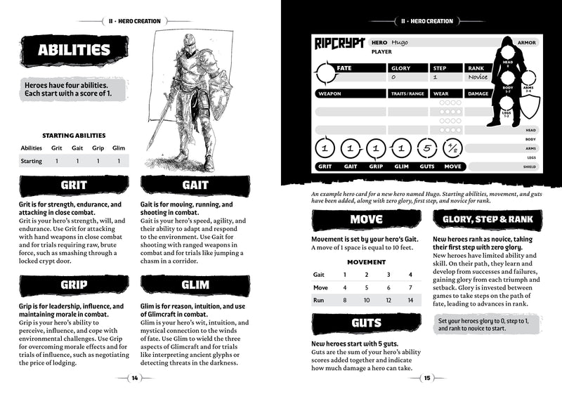 RipCrypt Core Rulebook (Standard Edition) RipCrypt Gritsilk Games 