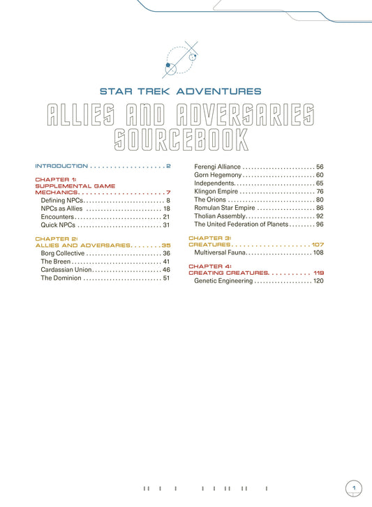 Star Trek Adventures - Second Edition - Allies and Adversaries Sourcebook PDF Star Trek Adventures Modiphius Entertainment 