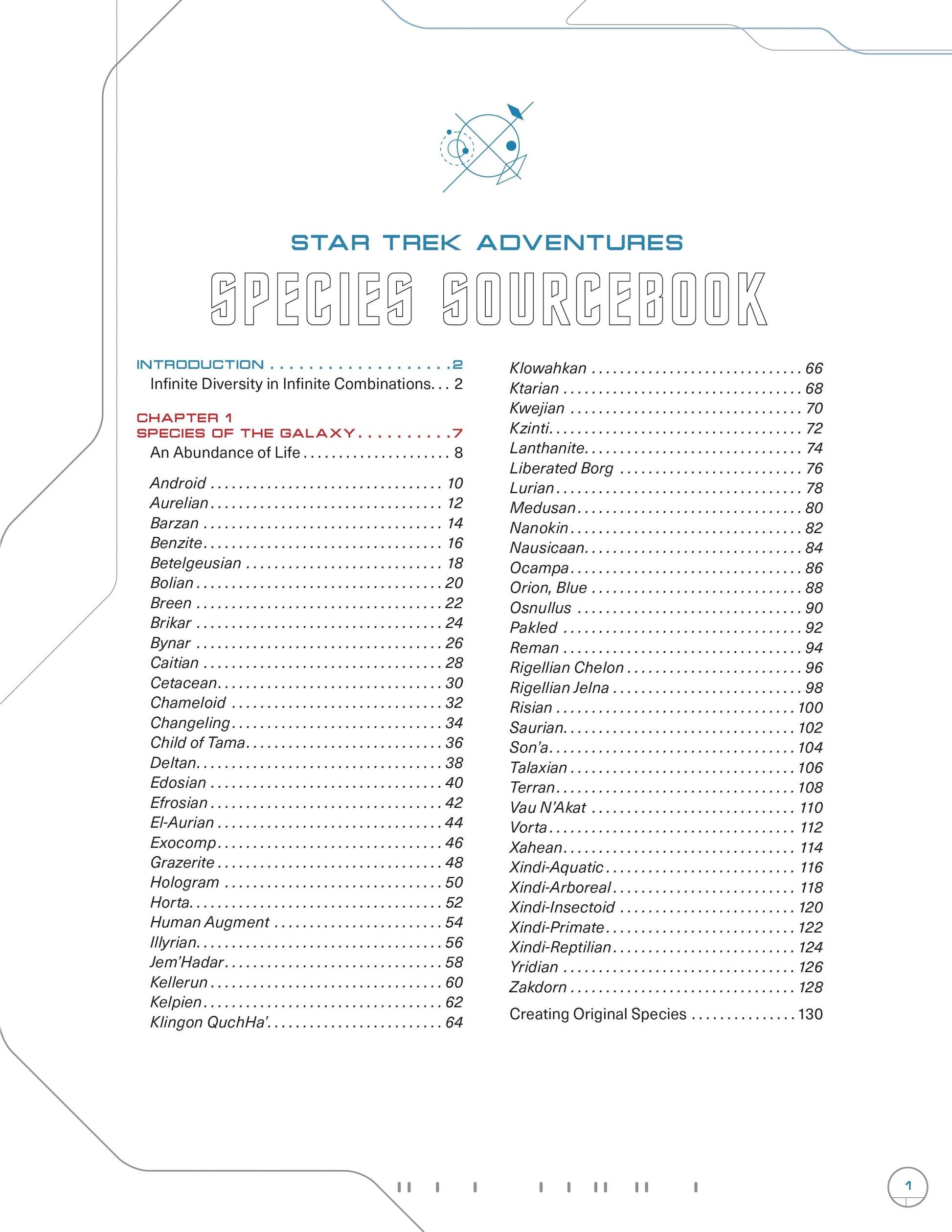Star Trek Adventures - Second Edition - Species Sourcebook PDF Star Trek Adventures Modiphius Entertainment 
