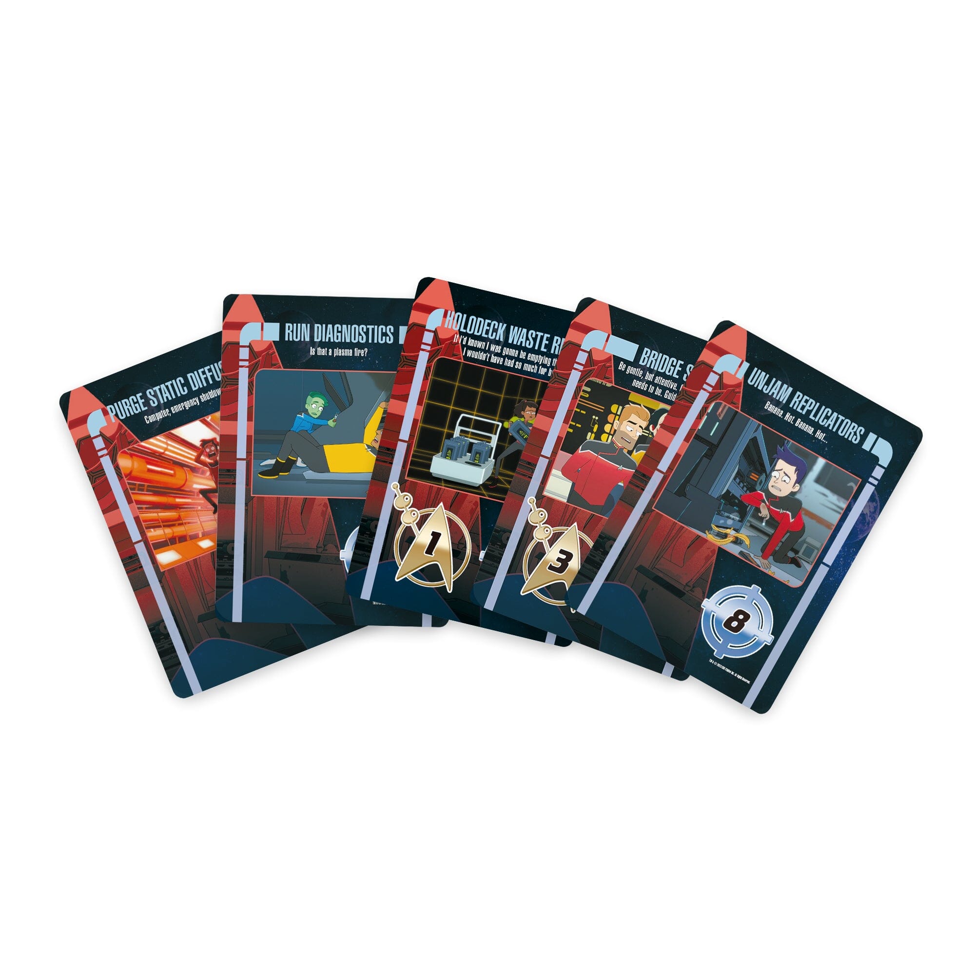 Star Trek: Lower Decks - Buffer Time: The Card Game – Modiphius