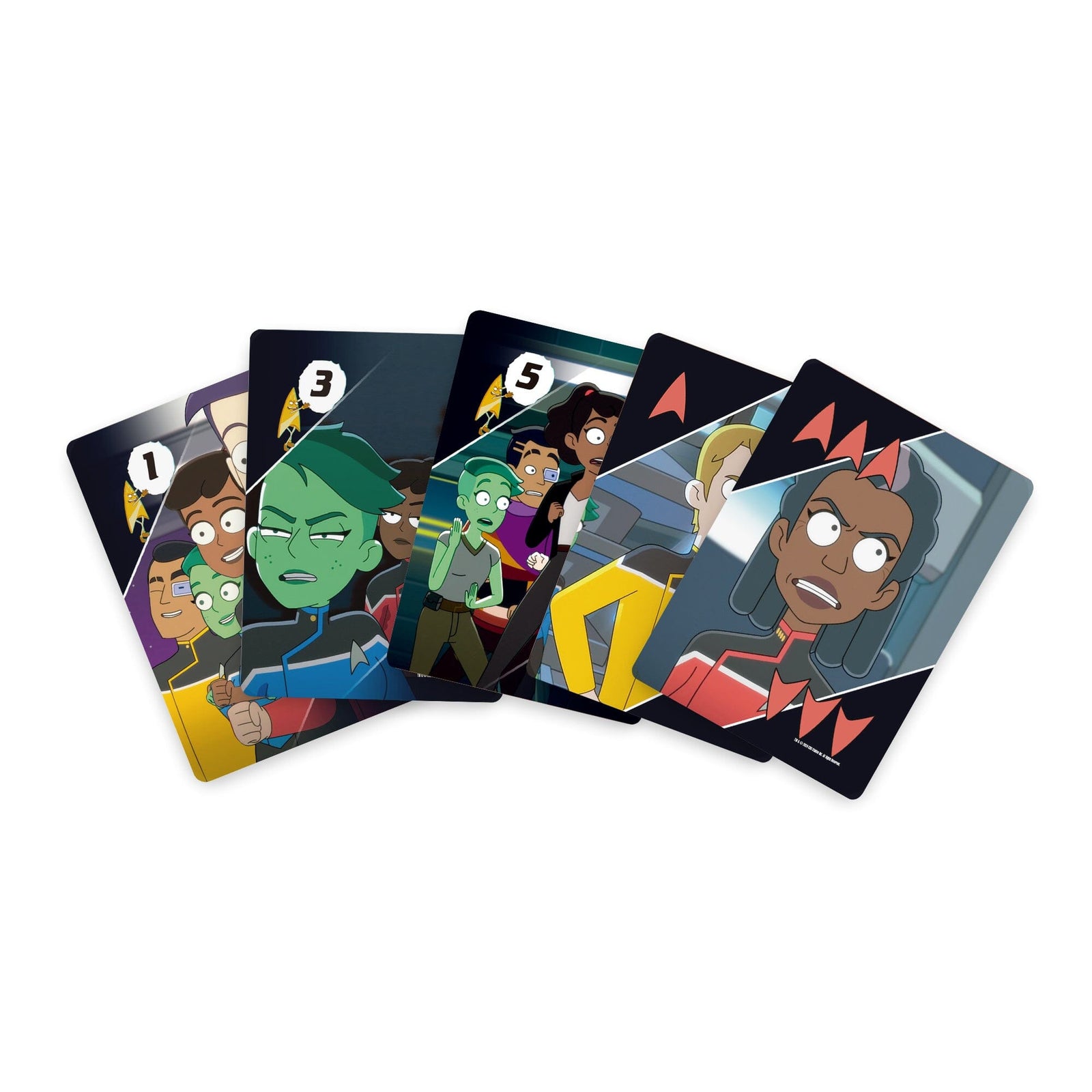 Modiphius Star Trek: Lower Decks Buffer Time Card Game - Complete Assignments in a Push-Your-Luck Strategy Game for Kids & Adults, Ages 14+, 2-6 Players, 20-40 Min Playtime Modiphius Star Trek: Lower Decks Buffer Time Card Game - Complete Assignments in a Push-Your-Luck Strategy Game for Kids & Adults, Ages 14+, 2-6 Players, 20-40 Min Playtime