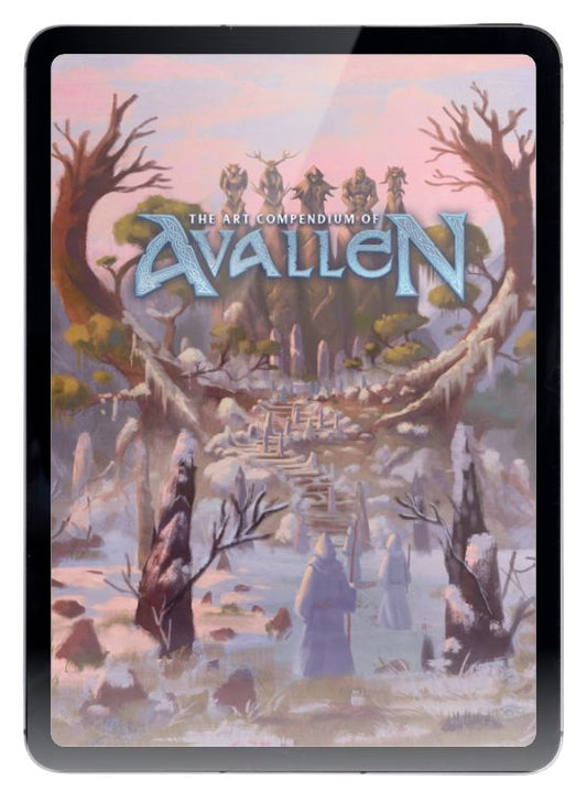The Art Compendium of Avallen - Art Book PDF Legends of Avallen Adder Stone Games 