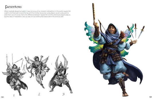The Art Compendium of Avallen - Art Book PDF Legends of Avallen Adder Stone Games 