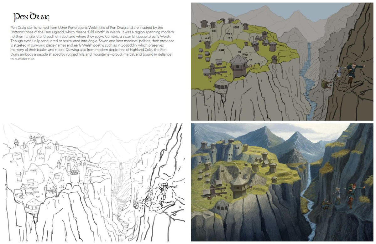 The Art Compendium of Avallen - Art Book PDF Legends of Avallen Adder Stone Games 